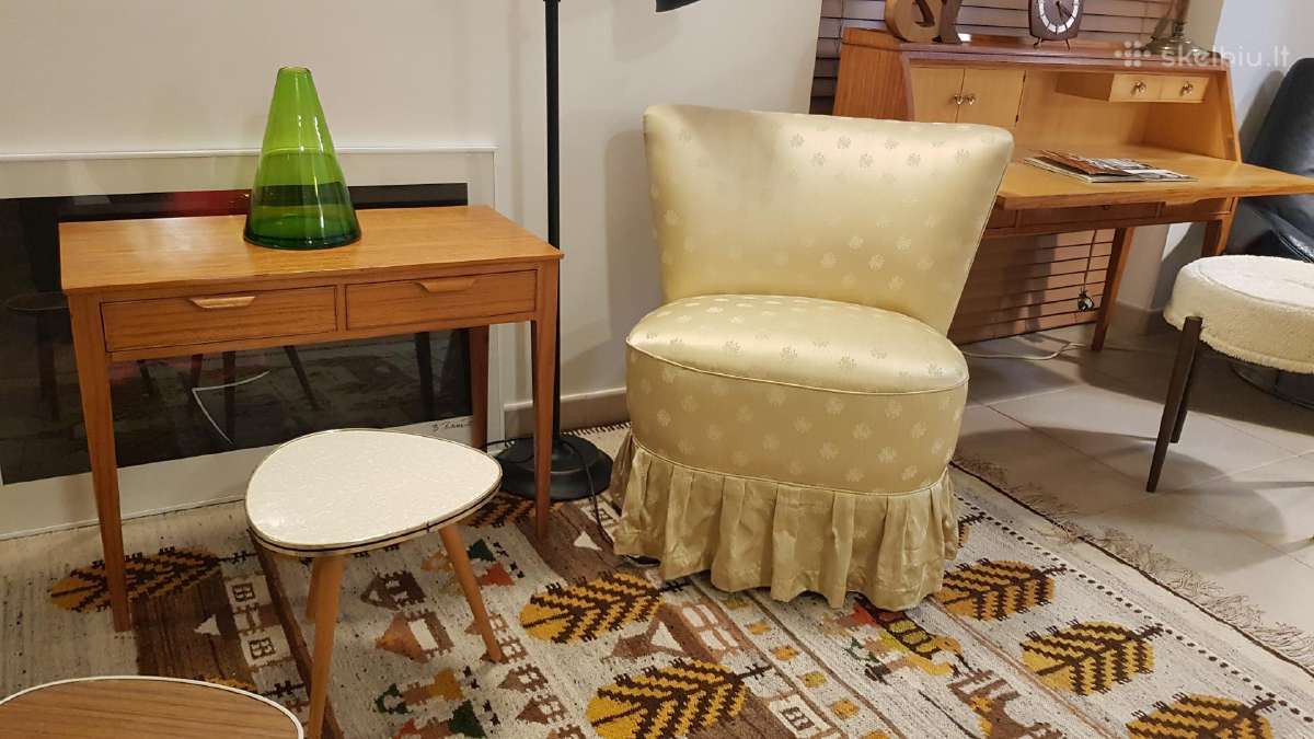 Vintažinis mid century Coctail st. foteliukas - nuotraukos Nr. 28