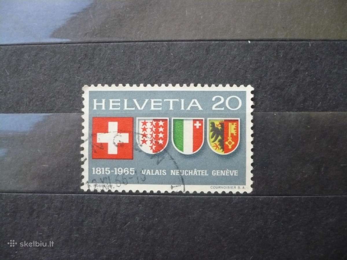 1965 m. 150-osios Valais Wallis