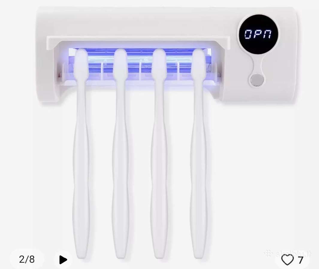 Dantų šepetėlių laikiklis su sterilizatoriumi - nuotraukos Nr. 3