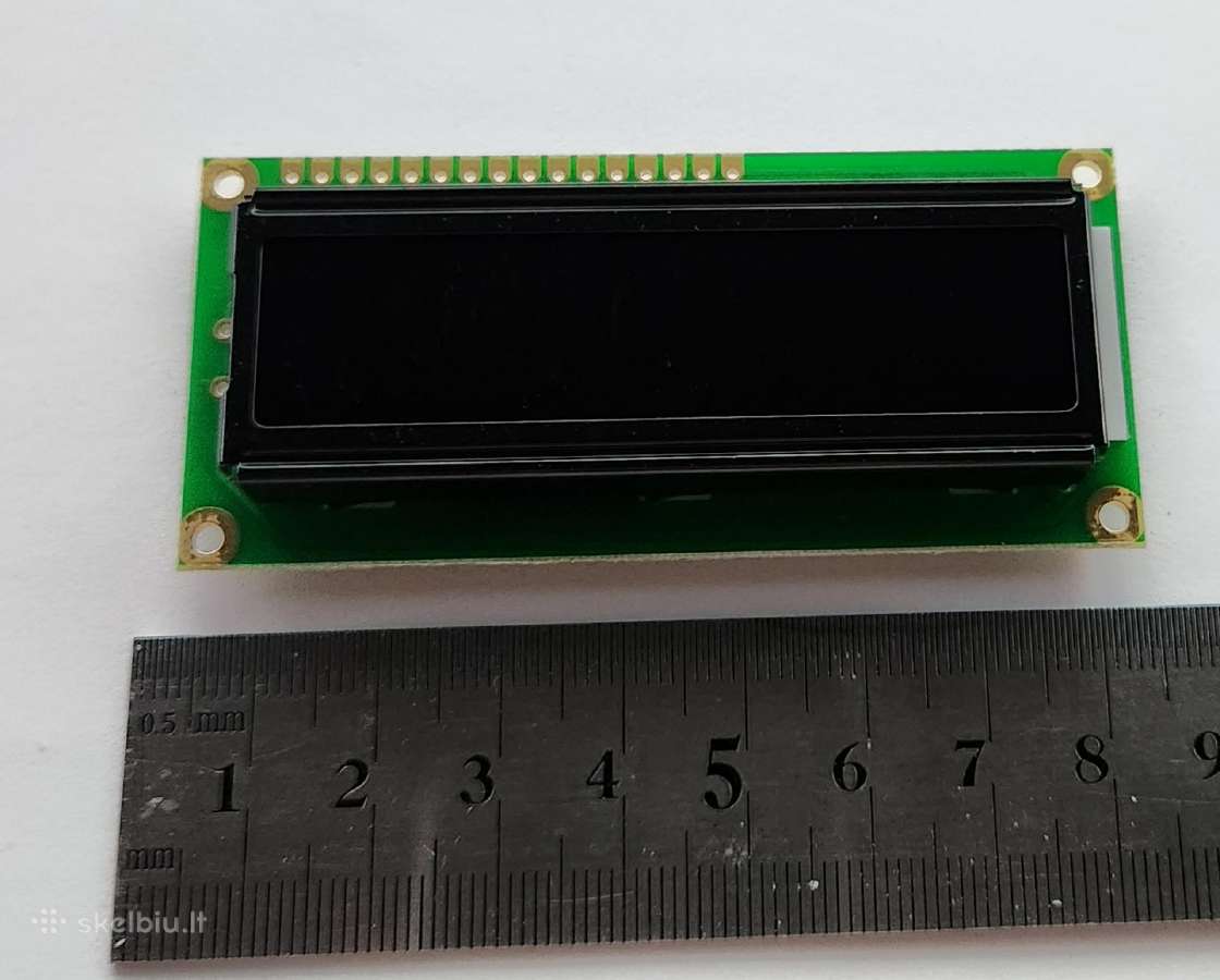 Ekranas 2x16 LCD