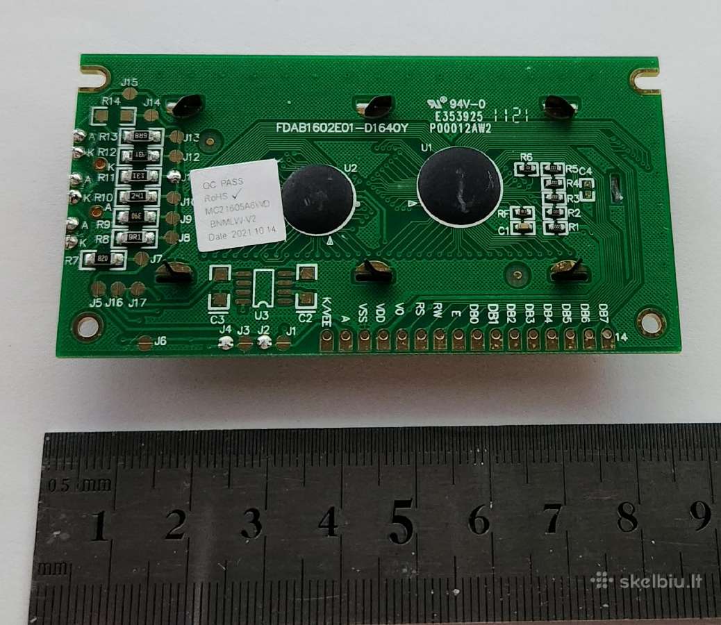 Ekranas 2x16 LCD - nuotraukos Nr. 4