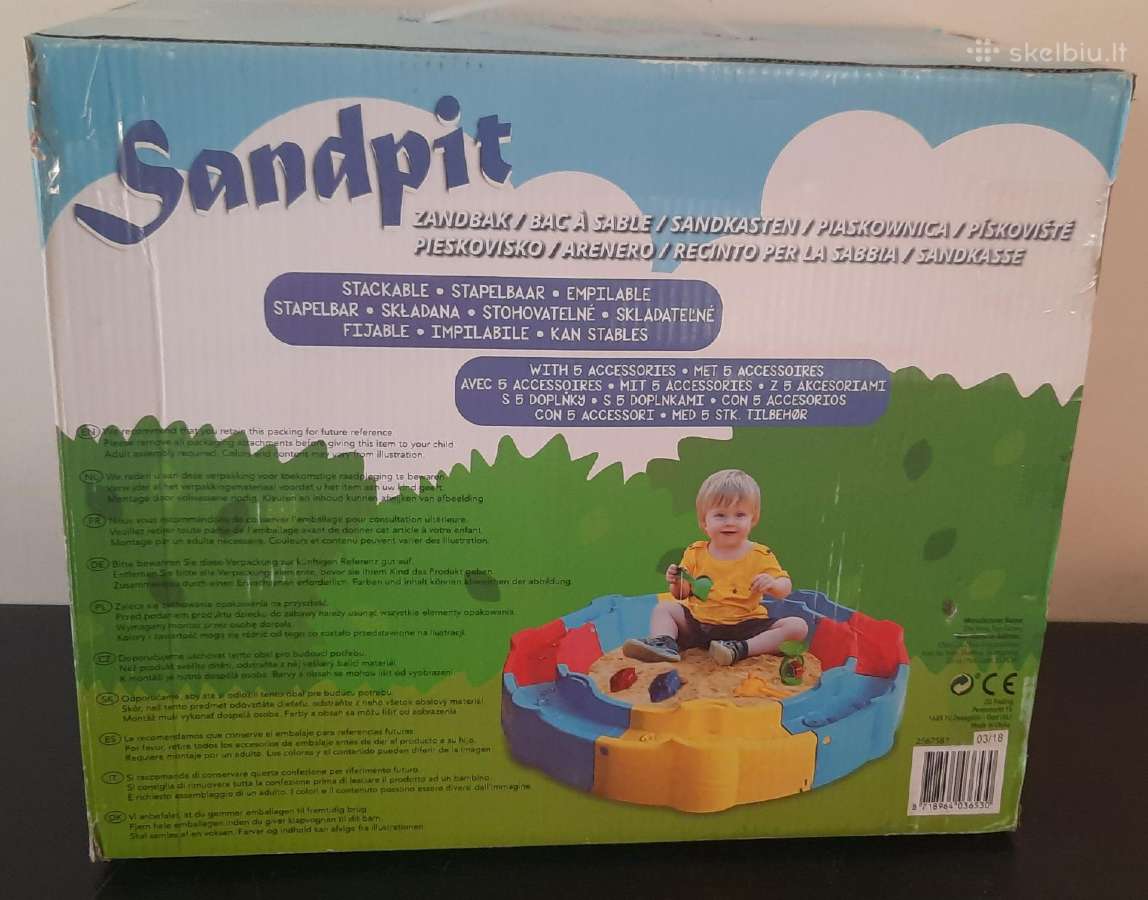 Smėlio dėžė modulinė - nuotraukos Nr. 4