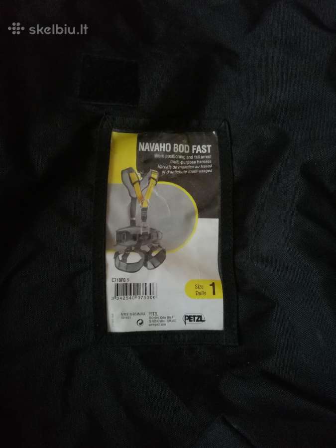 Petzl Navaho Bod Fast, Size 1saugos diržai - nuotraukos Nr. 8