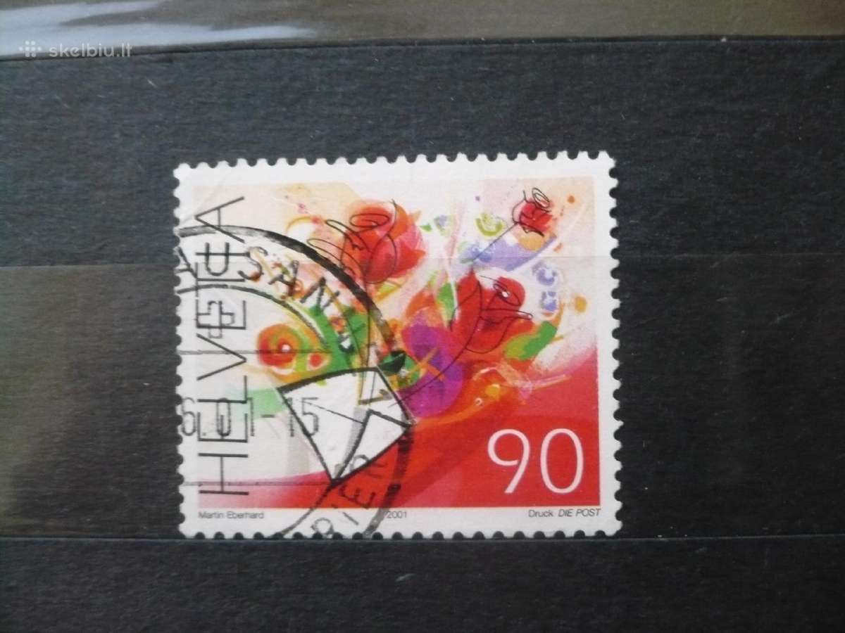 2001 metų sveikinimo pašto ženklai