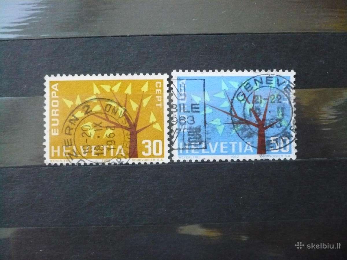 1962 m. Europa pašto ženklai