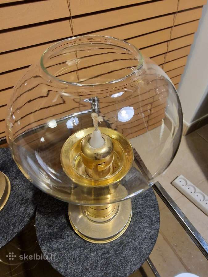Vintažinės mid century Space Age žalvario žvakidės - nuotraukos Nr. 15