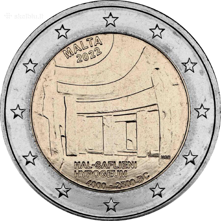 2 eurų Maltos Unc proginės monetos - nuotraukos Nr. 5
