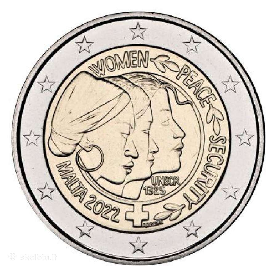 2 eurų Maltos Unc proginės monetos - nuotraukos Nr. 6