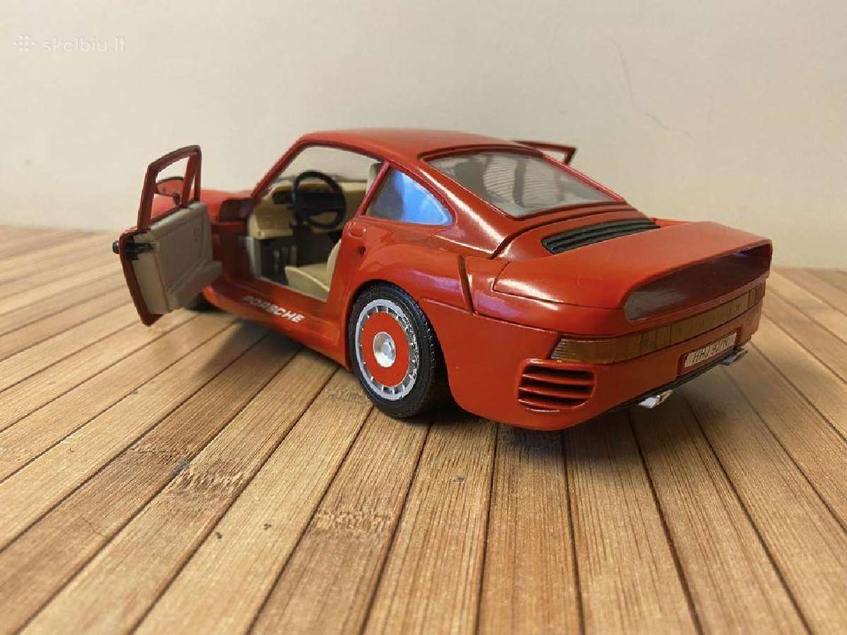 Porsche 959 1:18 metalinis atsidaro dalys diecast - nuotraukos Nr. 4