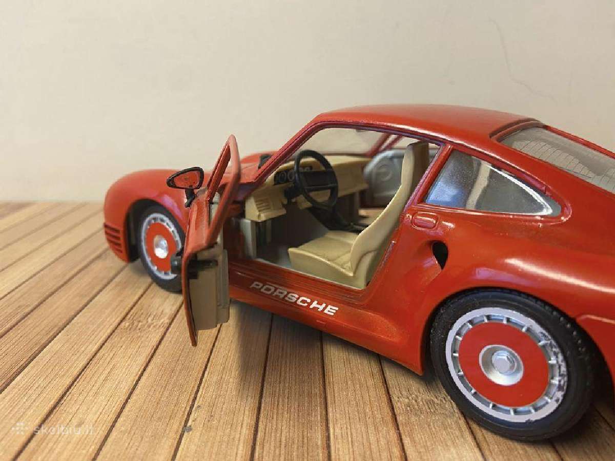 Porsche 959 1:18 metalinis atsidaro dalys diecast - nuotraukos Nr. 5