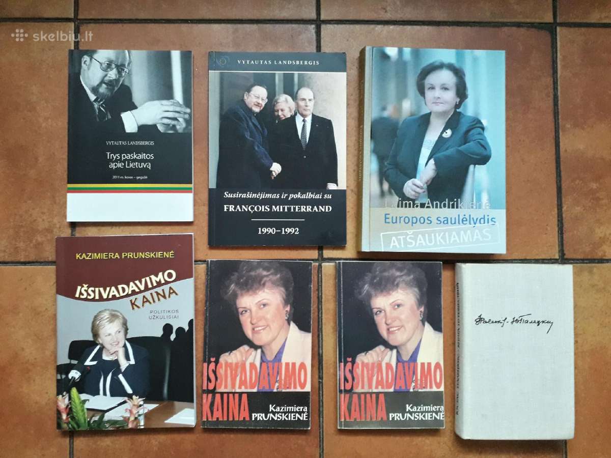 Elitinių politikų knygos su autografais