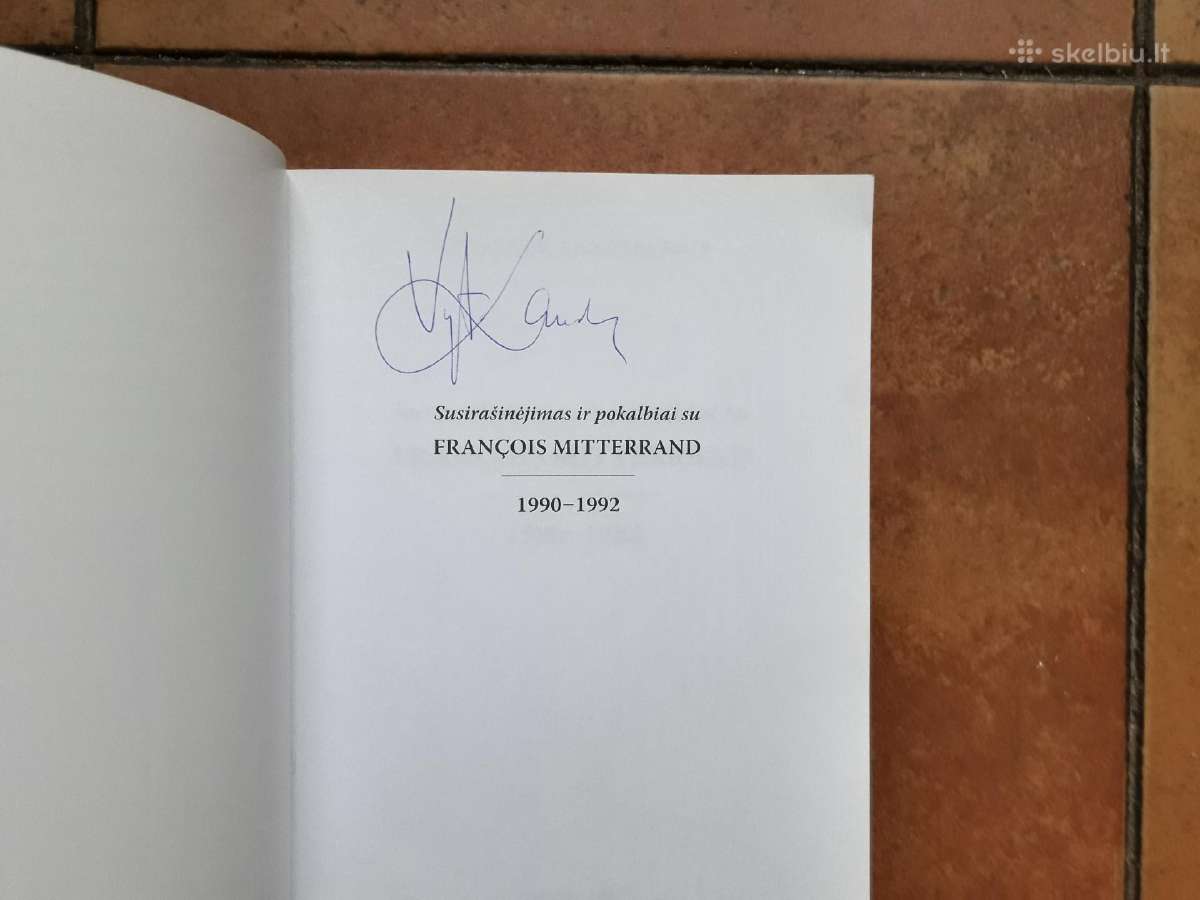 Elitinių politikų knygos su autografais - nuotraukos Nr. 8