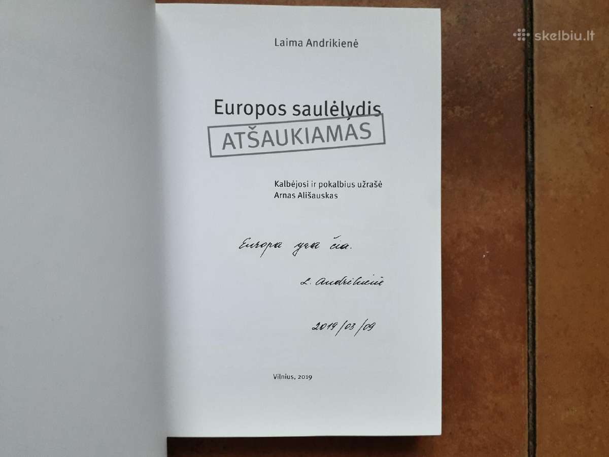 Elitinių politikų knygos su autografais - nuotraukos Nr. 12