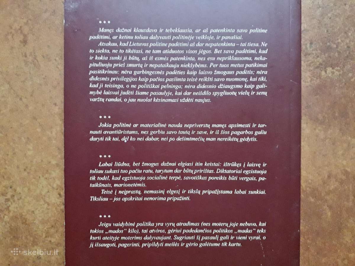Elitinių politikų knygos su autografais - nuotraukos Nr. 19