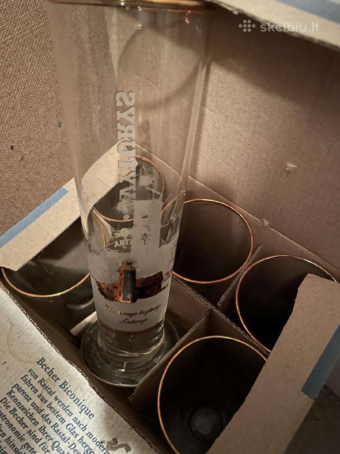 Alaus taures, stiklines - nuotraukos Nr. 7