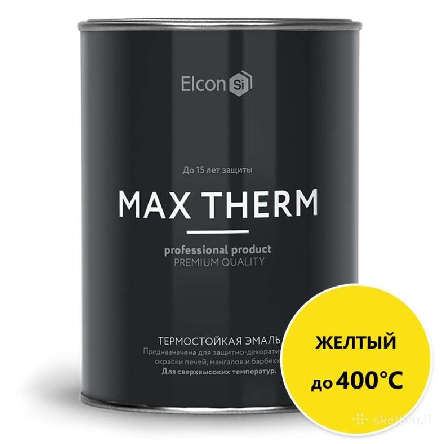 Karščiui atsparūs dažai Elcon 500-1000c - nuotraukos Nr. 8