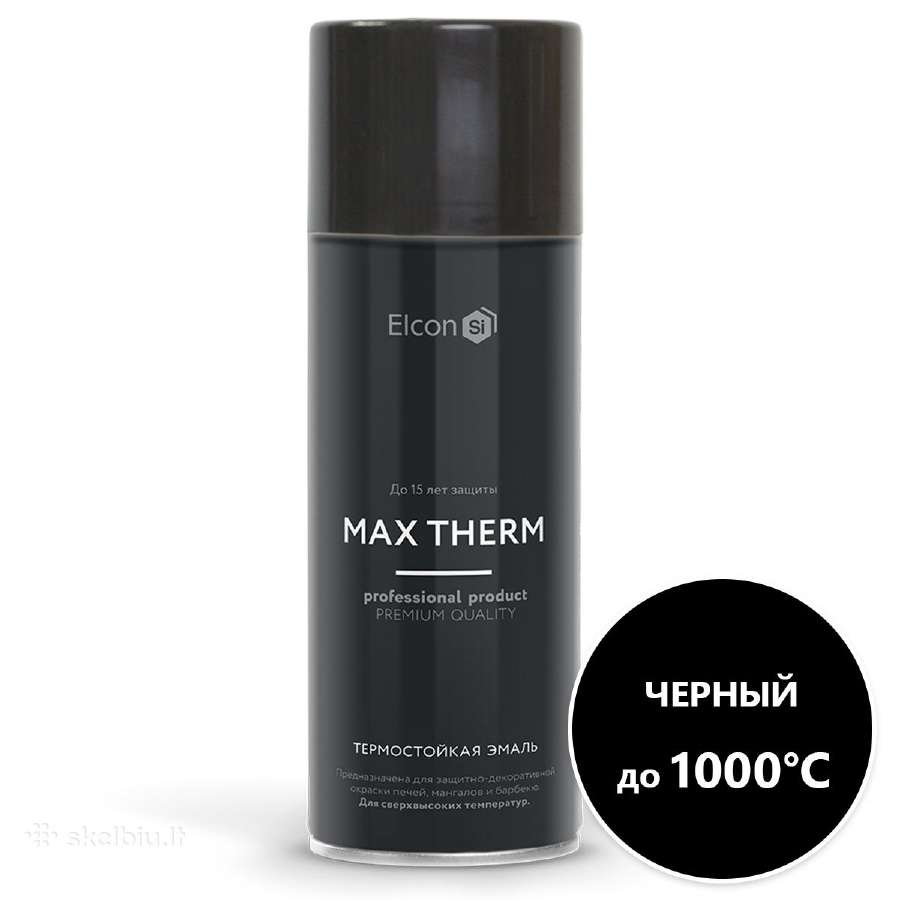 Karščiui atsparūs dažai Elcon 500-1000c - nuotraukos Nr. 9