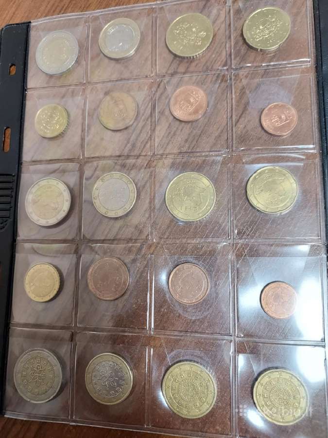 Euro monetų apyvartiniai rinkiniai 4 eur.