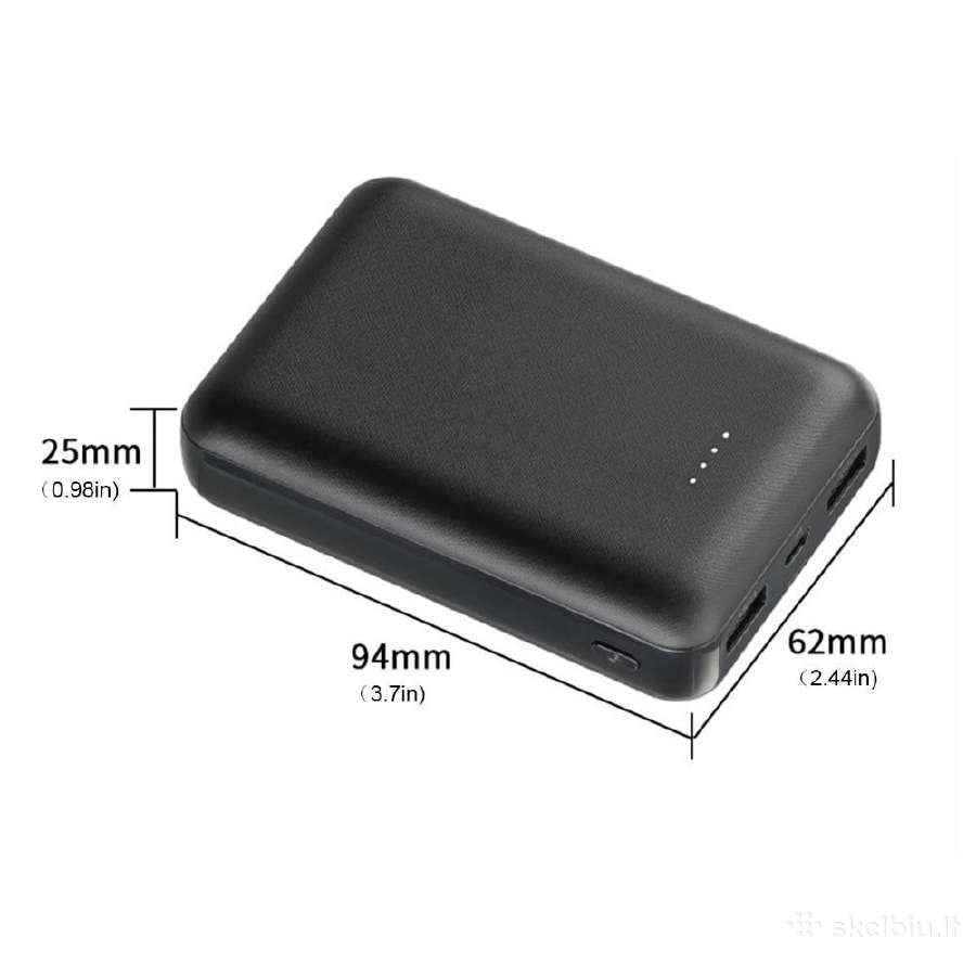 Mini nešiojama baterija “powerbank 10000mah - nuotraukos Nr. 2