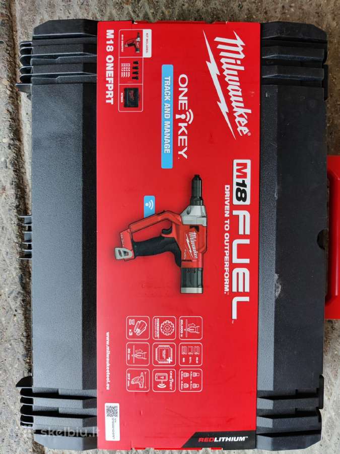 Akumuliatorinis kniediklis Milwaukee M12bprt-0 12 - nuotraukos Nr. 3