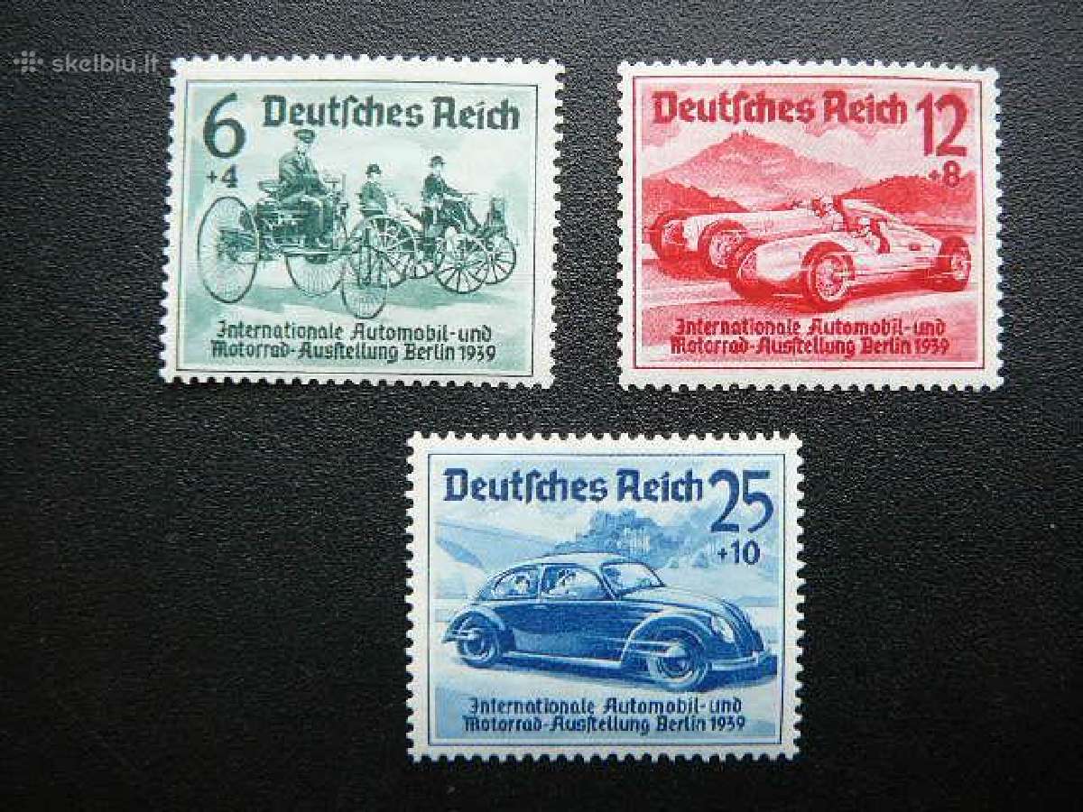 Automobiliai Vokietija 1939 Mlh vkt686/8s