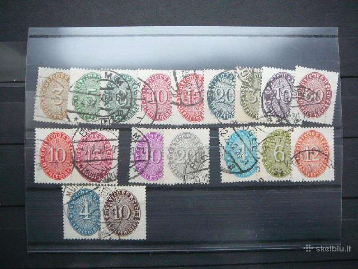 Dienstmarken Vokietija 1927 vdm114/31a