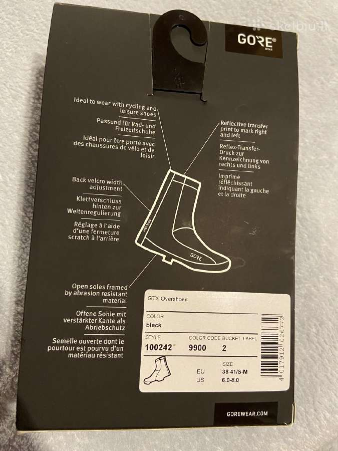 Gore wear C3 Gore-tex® dviratininko antbačiai - nuotraukos Nr. 2