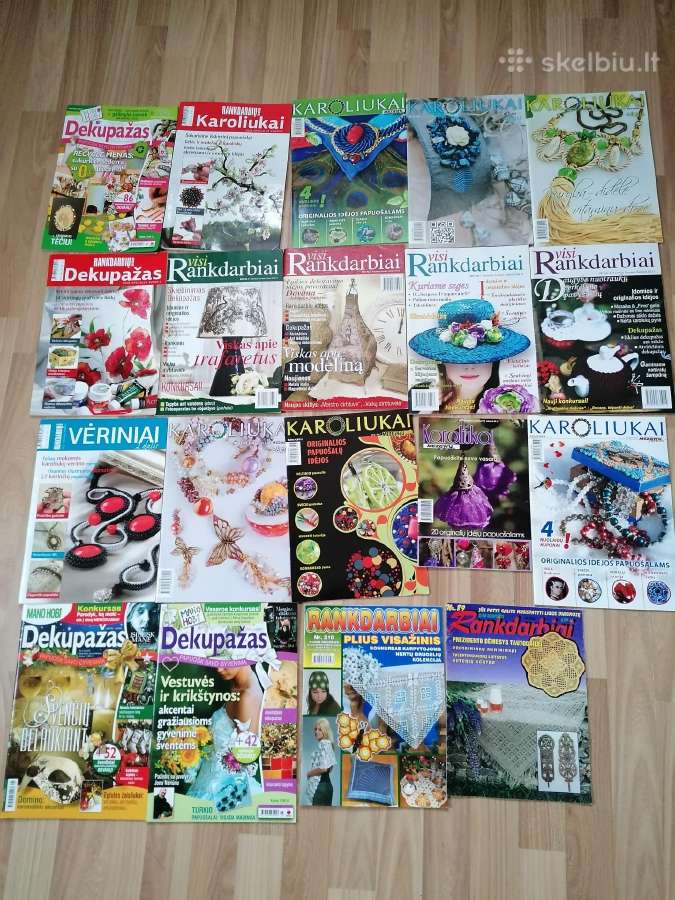 Žurnalai rankdarbiai, nerimas, mezgimas