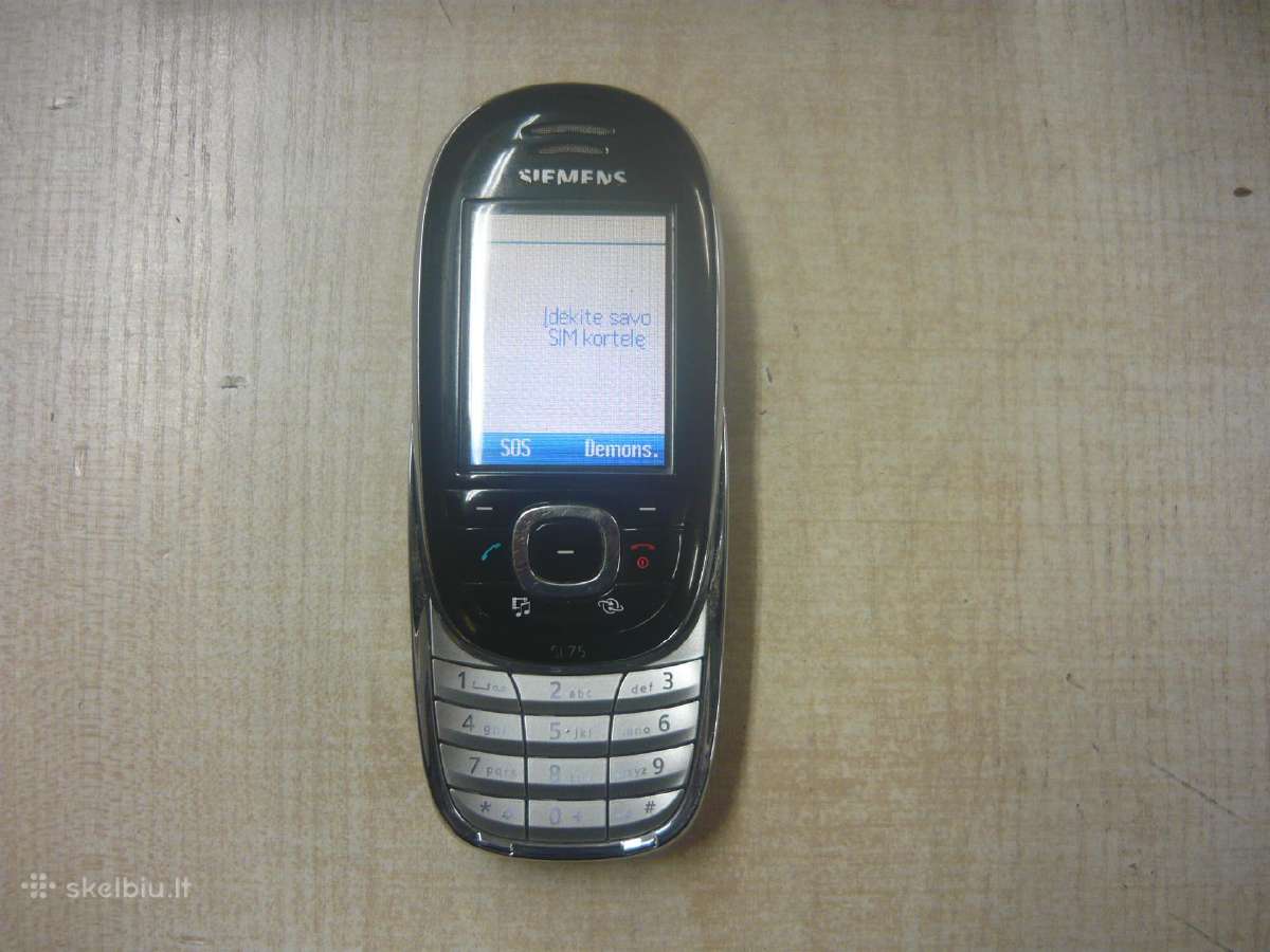 Siemens Sl75 - nuotraukos Nr. 2