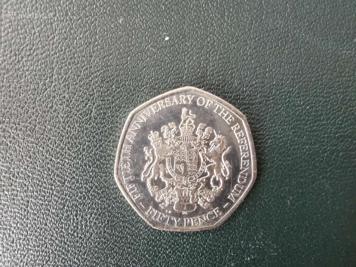 Gibraltaras 2017m 50 pence