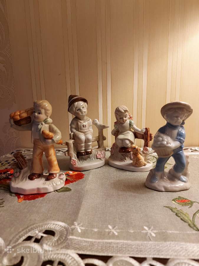 Dekoratyvines statuleles glazūruotos