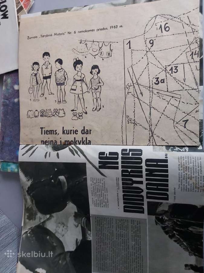 Žurnalai,tarybinė moteris"1962 - nuotraukos Nr. 2