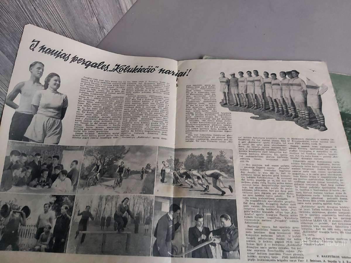Seni žurnalai,sportas"1952metai - nuotraukos Nr. 5