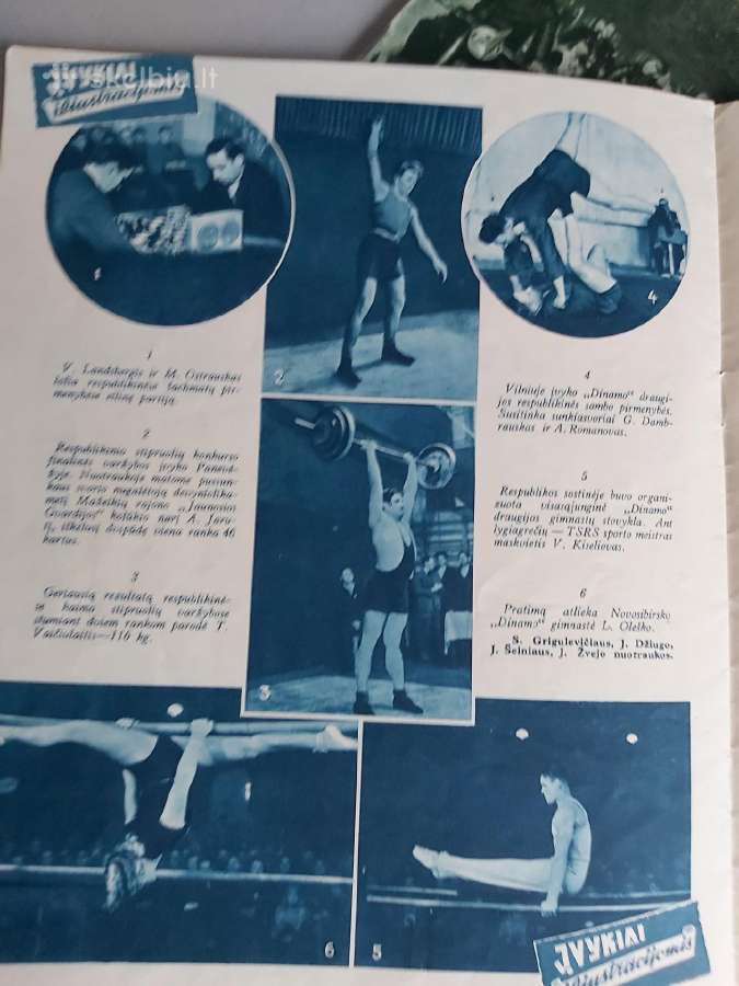 Seni žurnalai,sportas"1952metai - nuotraukos Nr. 12