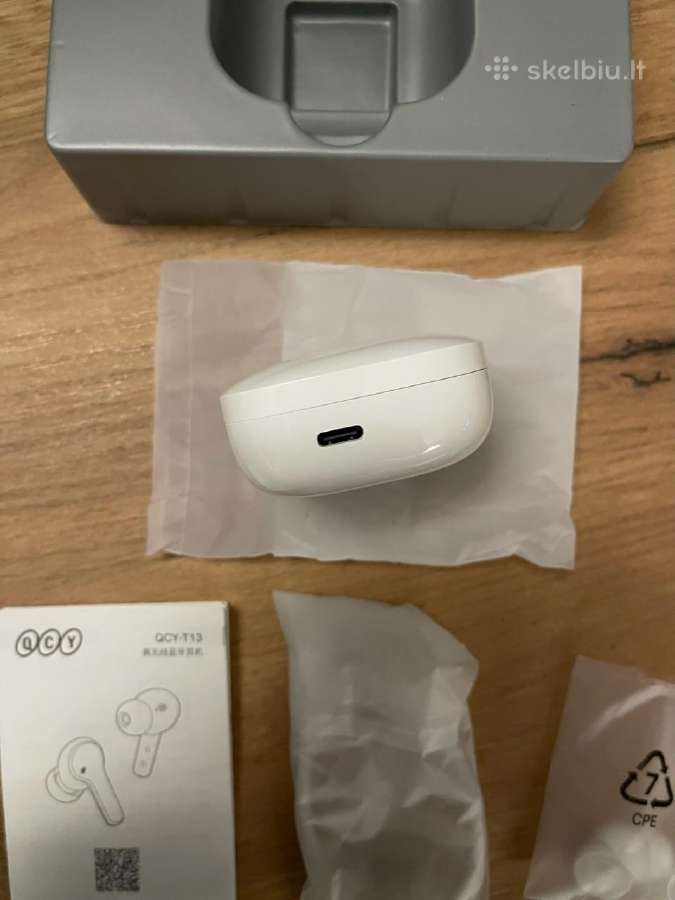 Bluetooth ausinės ~ 40 h. (juodos, baltos) - nuotraukos Nr. 5