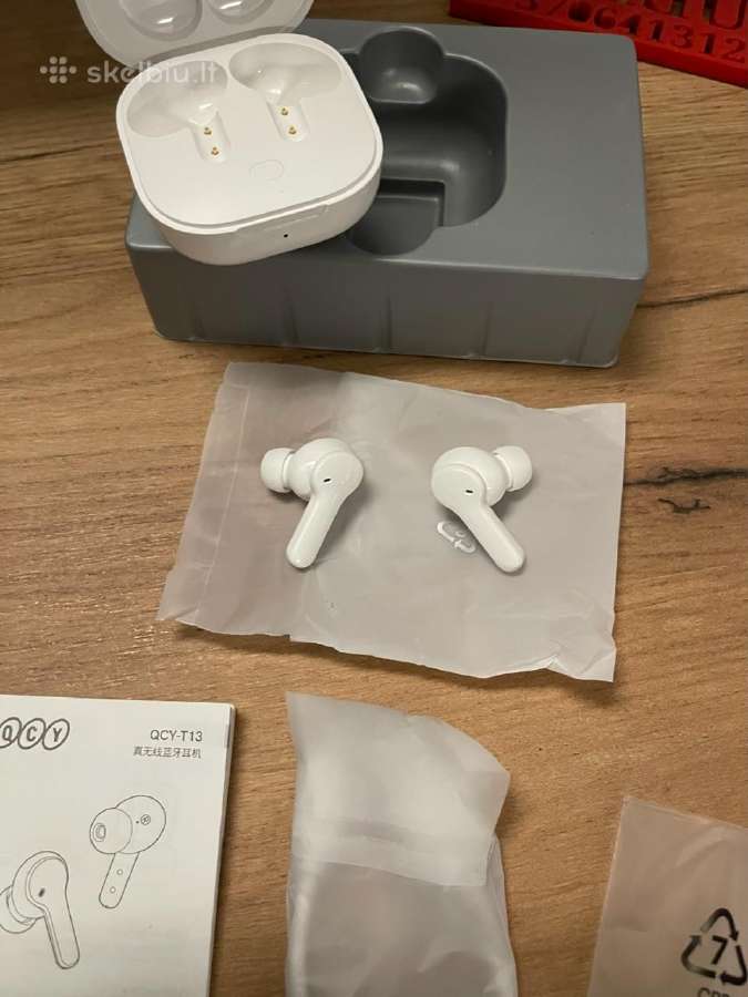 Bluetooth ausinės ~ 40 h. (juodos, baltos) - nuotraukos Nr. 6
