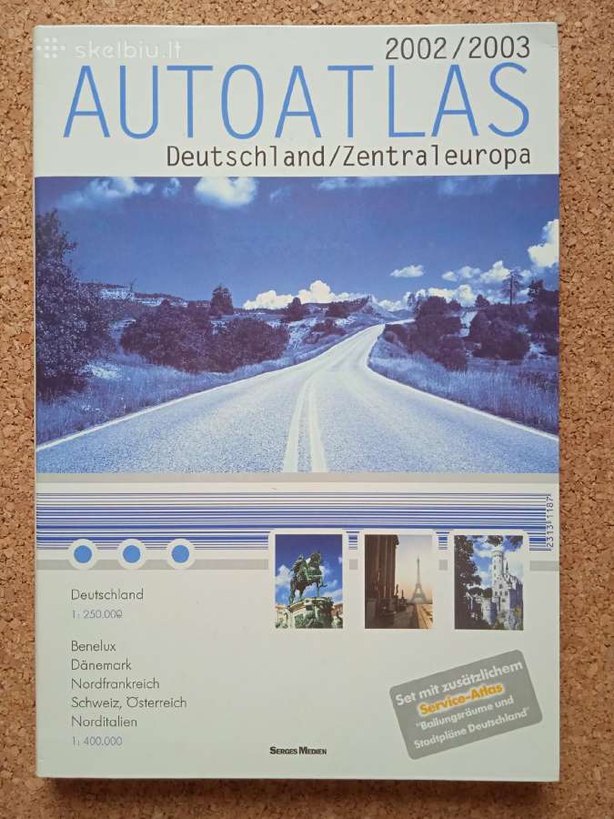 Vokietijos ir centrines Europos keliu atlasas