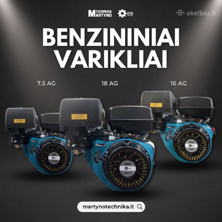Pigiausi vokiški varikliai 7.5hp,10hp,16hp,18hp