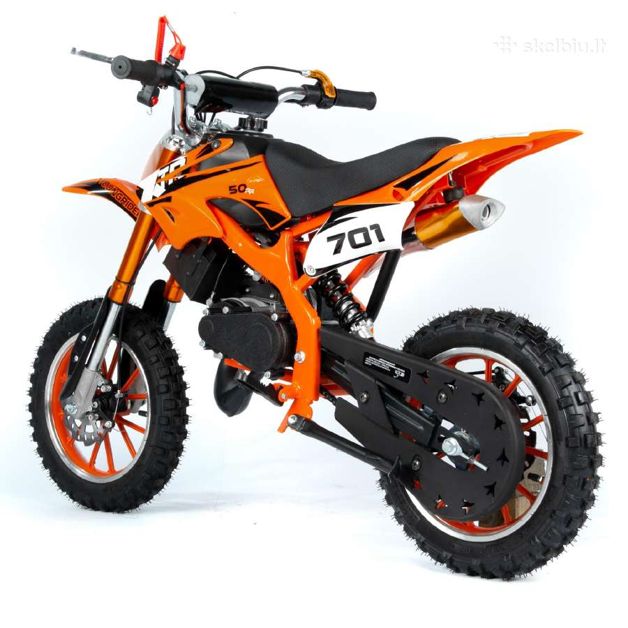 Mini krosinis motociklas 50cc su el starteriu - nuotraukos Nr. 10