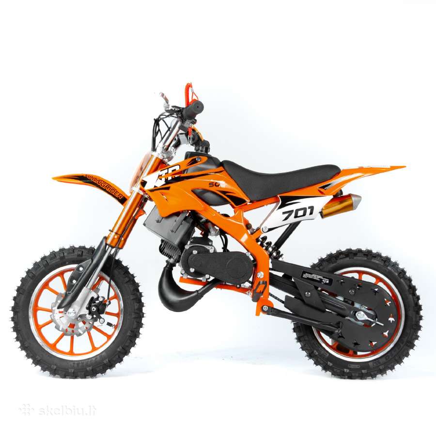 Mini krosinis motociklas 50cc su el starteriu - nuotraukos Nr. 9