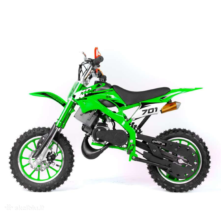 Mini krosinis motociklas 50cc su el starteriu - nuotraukos Nr. 6