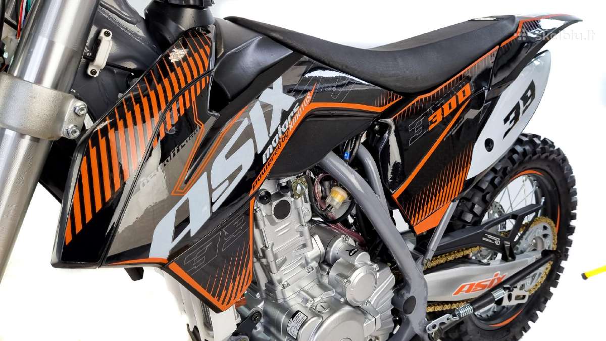 Krosinis motociklas 300cc 21"/18" Asix Xb-39 su el - nuotraukos Nr. 9
