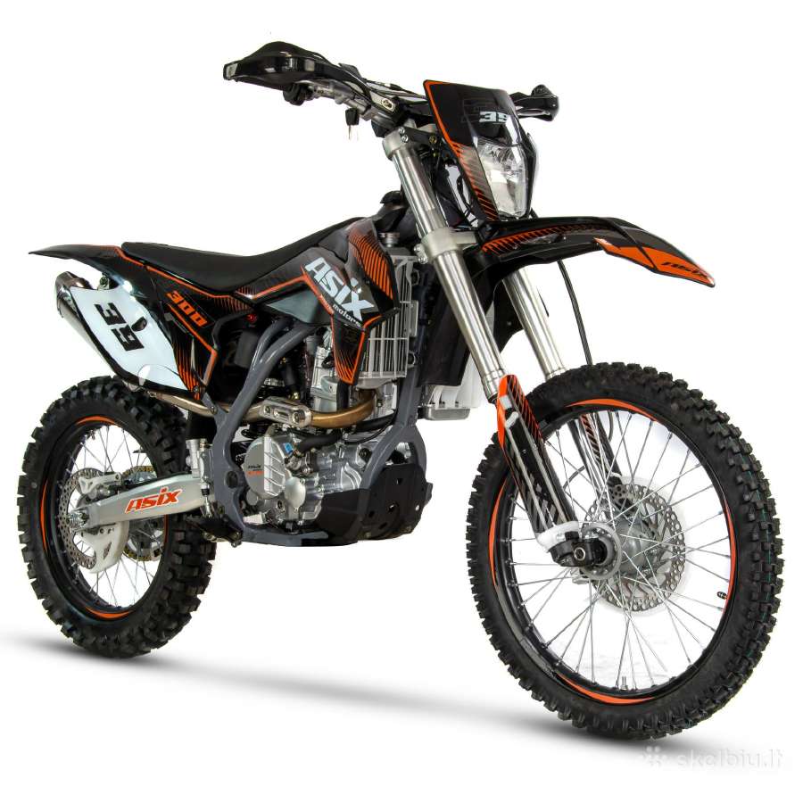 Krosinis motociklas 300cc 21"/18" Asix Xb-39 su el - nuotraukos Nr. 2