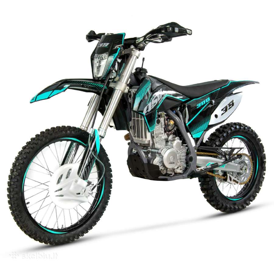 Krosinis motociklas 300cc 21"/18" Asix Xb-39 su el - nuotraukos Nr. 29