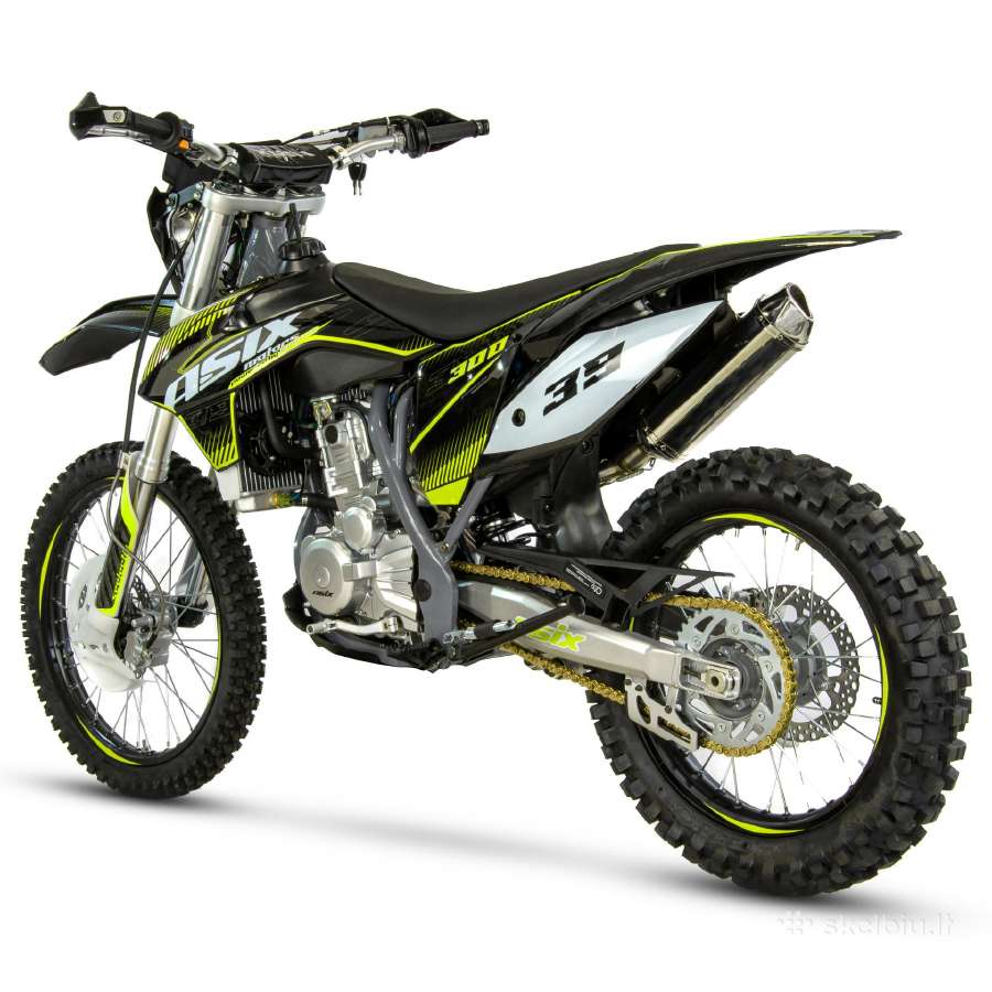 Krosinis motociklas 300cc 21"/18" Asix Xb-39 su el - nuotraukos Nr. 31