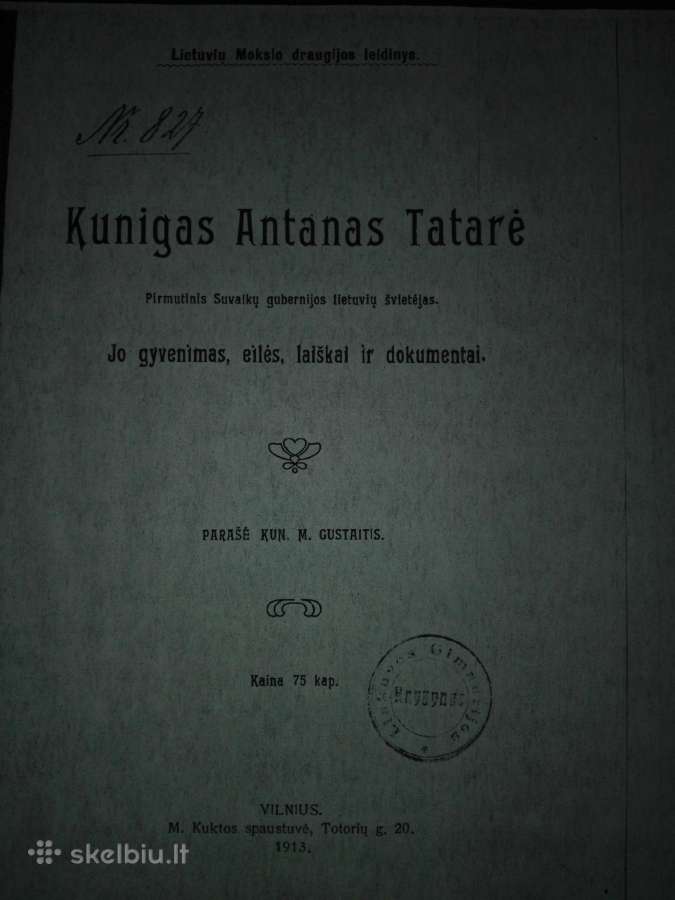 136. Kunigas Antanas Tatarė