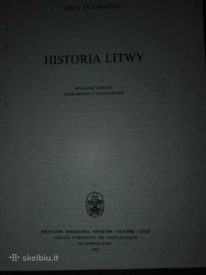 135. Historia Litwy Ochmanski J.