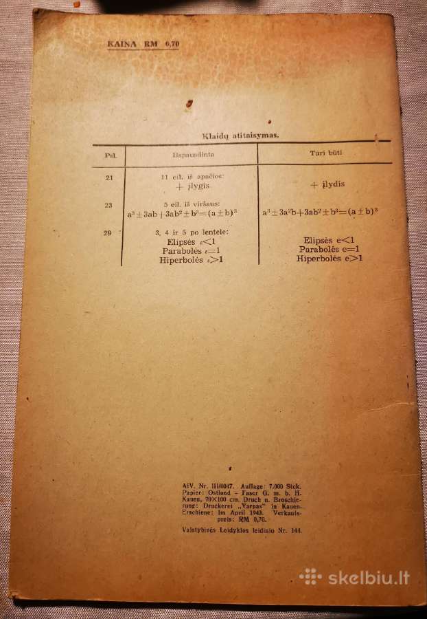 1943 m. vadovėlis - nuotraukos Nr. 2