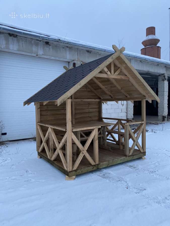 Lauko pavėsinės ir sandėliukai – gamyba - nuotraukos Nr. 11