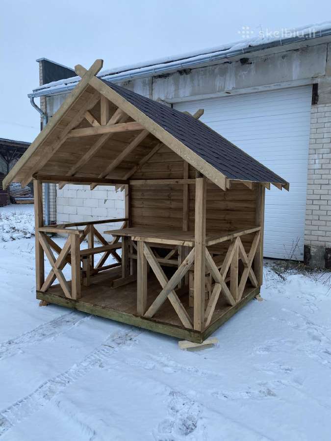 Lauko pavėsinės ir sandėliukai – gamyba - nuotraukos Nr. 17